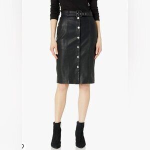 Blanknyc women faux leather skirt‎ size 31